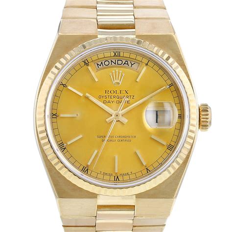 d occasion rolex oysterquartz day date|Rolex oysterquartz day date superlative.